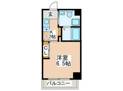 JJ COURT 市岡元町(1K/3階)の間取り写真