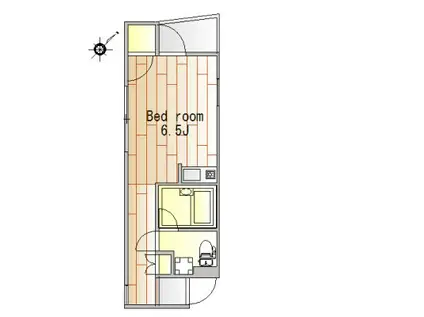 エムアールメグロ(ワンルーム/3階)の間取り写真
