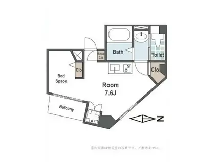 EPガーデン浅草橋(ワンルーム/5階)の間取り写真