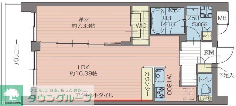 プレジオ北綾瀬ASIAN(1LDK/4階)の間取り写真