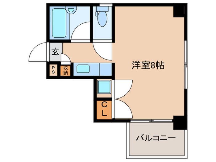 扶桑BLD平之町(ワンルーム/2階)の間取り写真