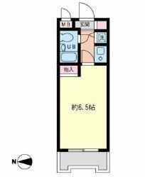ジョイフル新高円寺第3(1K/3階)の間取り写真