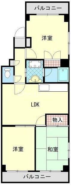 KODAヒルズ中葛西(3LDK/4階)の間取り写真