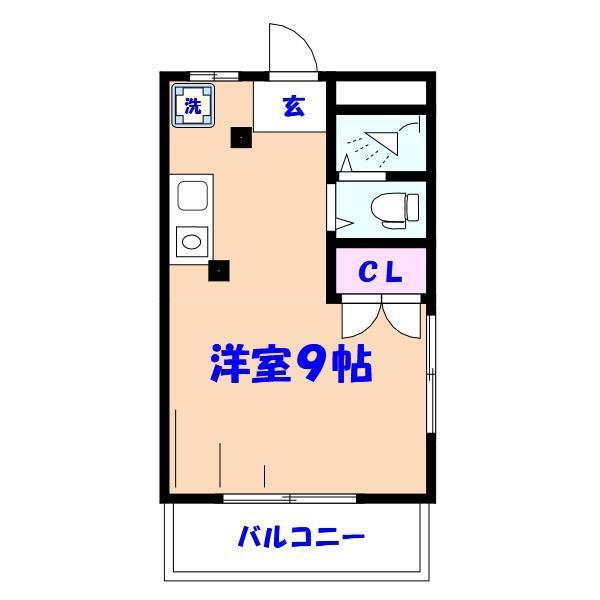 SAKURA矢切駅前(ワンルーム/2階)の間取り写真