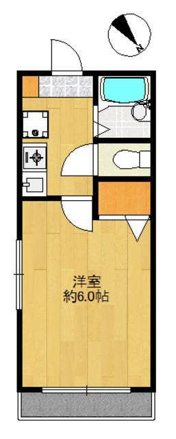 PREMIERE(1K/1階)の間取り写真