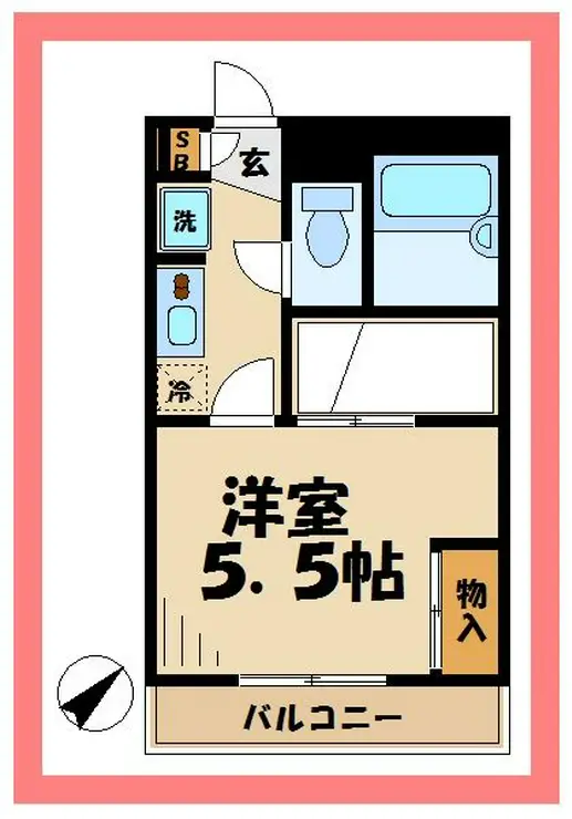 レオパレスYAMAMOTO 1階階 間取り