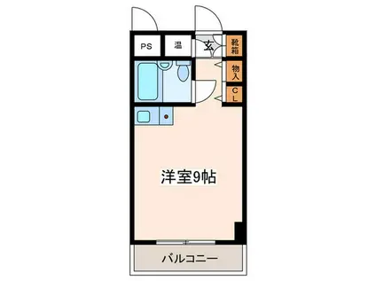ライオンズマンション平沼第3(ワンルーム/6階)の間取り写真