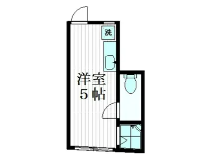 サークルハウス蒲田壱番館(ワンルーム/1階)の間取り写真