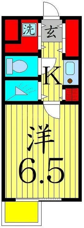 ライオンズマンション亀有第2 2階階 間取り