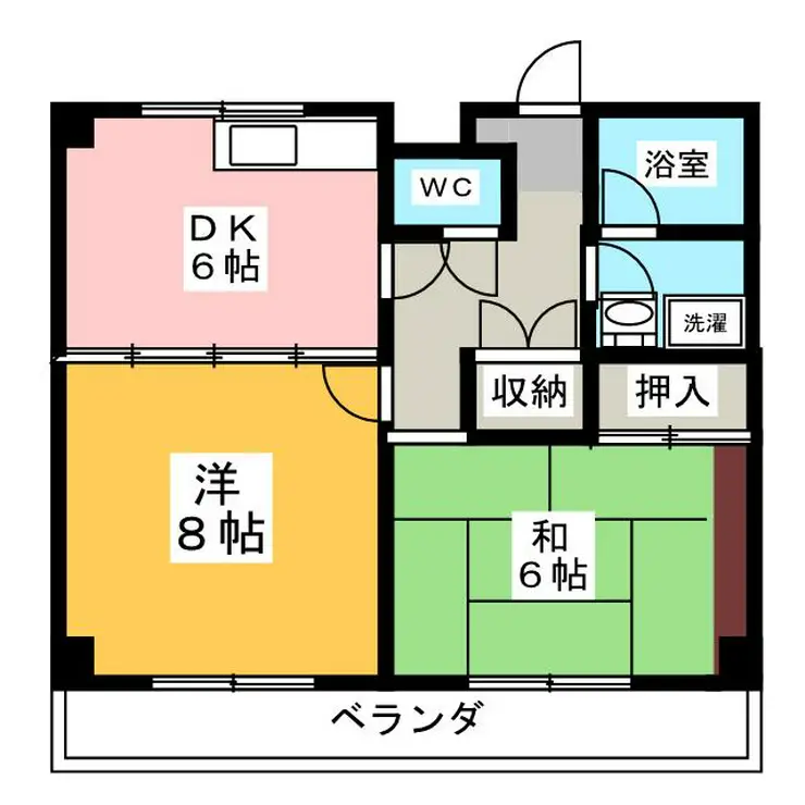 チェリーブロッサム 4階階 間取り
