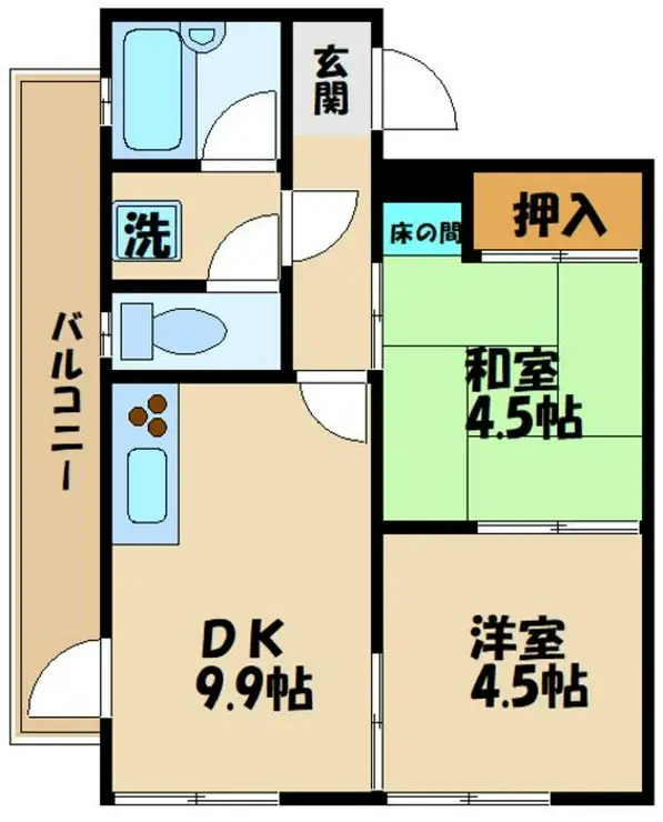 ラレジダンスドアドラーブル 5階階 間取り