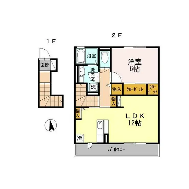 ミキハイツ 2階階 間取り