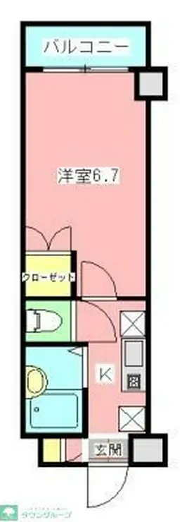 イーストベイ・船橋本町 9階階 間取り