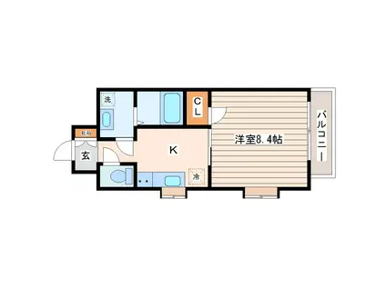 サンヴァーリオ新田駅前VI(1K/7階)の間取り写真