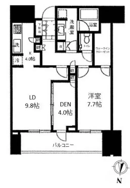 赤坂タワーレジデンスTop of the Hill 17階階 間取り