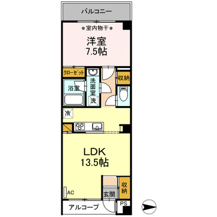 NEWORK 4階階 間取り