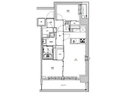 S-RESIDENCE板橋大山(2LDK/6階)の間取り写真