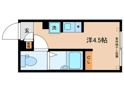 KK PLACE西早稲田(ワンルーム/3階)の間取り写真