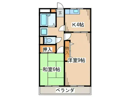 星野コーポ(2K/1階)の間取り写真