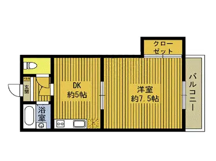 LITTLERICHKATO(1DK/3階)の間取り写真