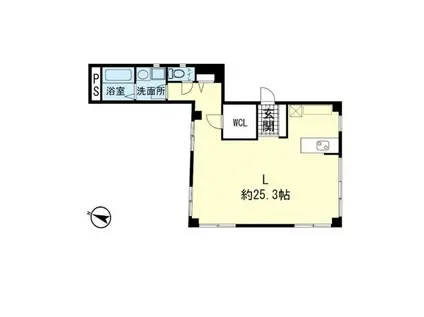 オスト三島(1LDK/3階)の間取り写真