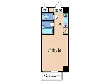 LA VIGNE ・YOSHIKAWA(1K/2階)の間取り写真