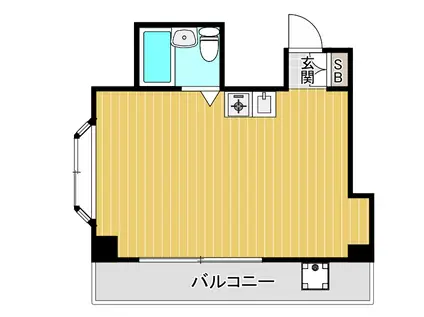 リッチライフ伊川谷(ワンルーム/3階)の間取り写真