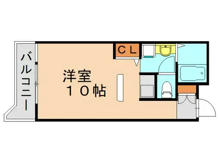 メゾンガーデンプラザ(ワンルーム/5階)の間取り写真