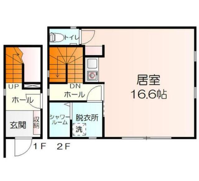 ＪＲ横浜線 古淵駅 徒歩18分 2階建 築2年(ワンルーム/2階)の間取り写真