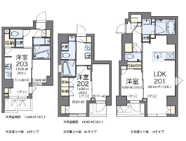 LOVIE銀座東(ワンルーム/6階)の間取り写真