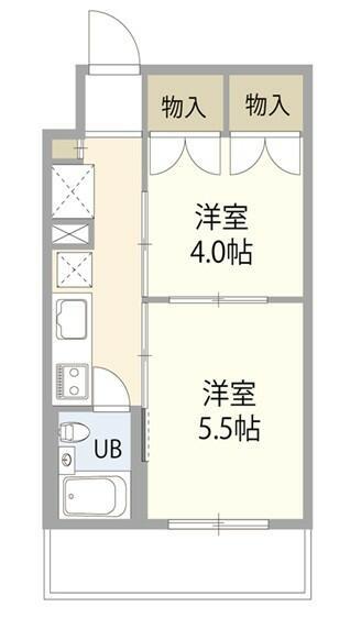 ヴェルドミール中延(2K/4階)の間取り写真