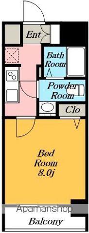SHOKEN RESIDENCE名古屋サウス(1K/14階)の間取り写真