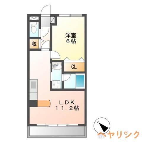 マ・メゾン清寿(1LDK/1階)の間取り写真