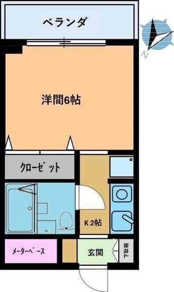 レスパス千種(ワンルーム/7階)の間取り写真