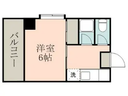 リード上本町(1K/2階)の間取り写真