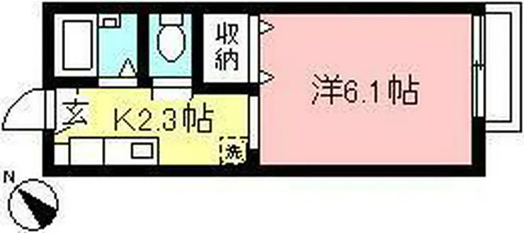 フラッツM 1階階 間取り