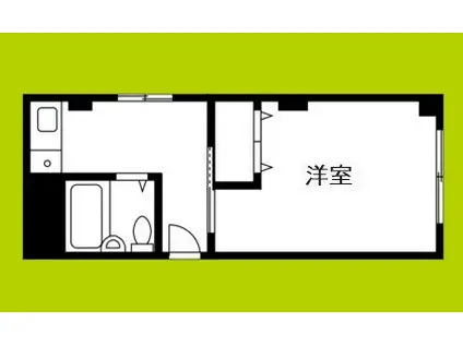 ハイツSAKURA(1K/3階)の間取り写真