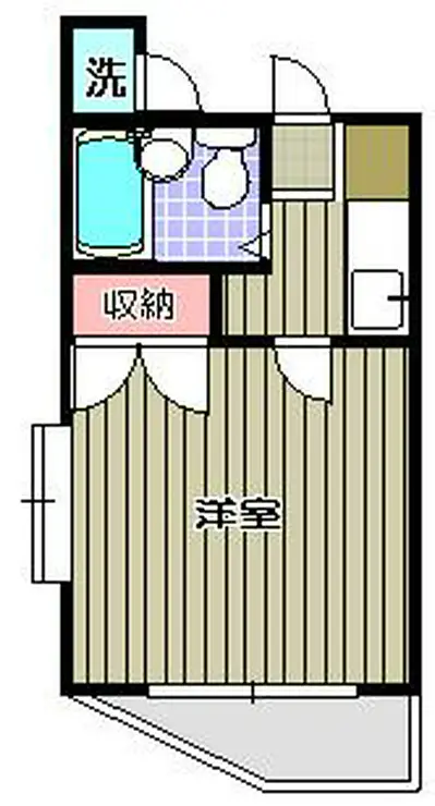 ファンデックス品川 3階階 間取り