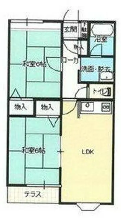 プレステージ東村山 1階階 間取り