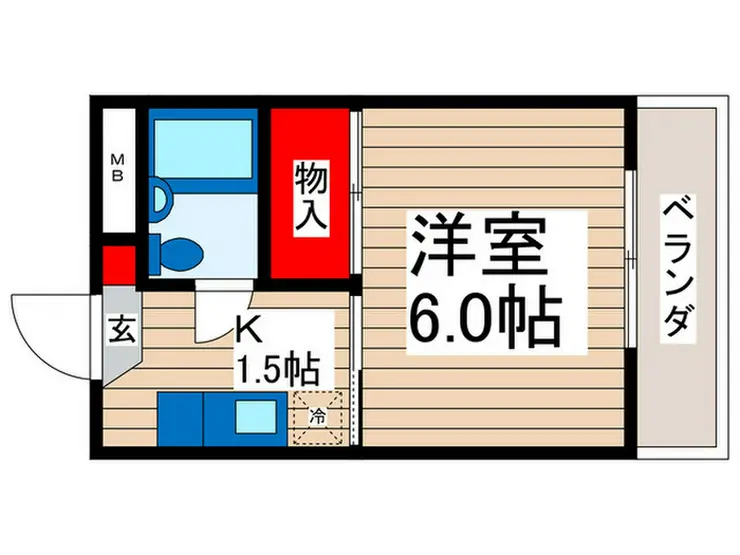 浅見ハイツ 3階階 間取り