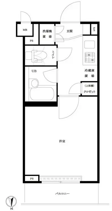 ルーブル大鳥居 2階階 間取り