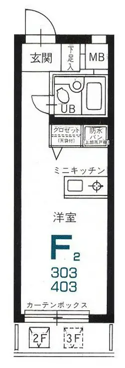 菱和パレス世田谷上野毛 3階階 間取り
