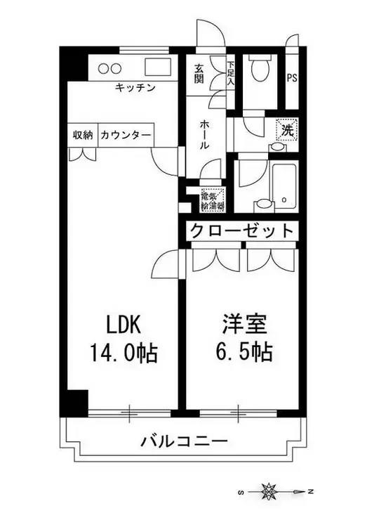 コンフォール目黒 5階階 間取り