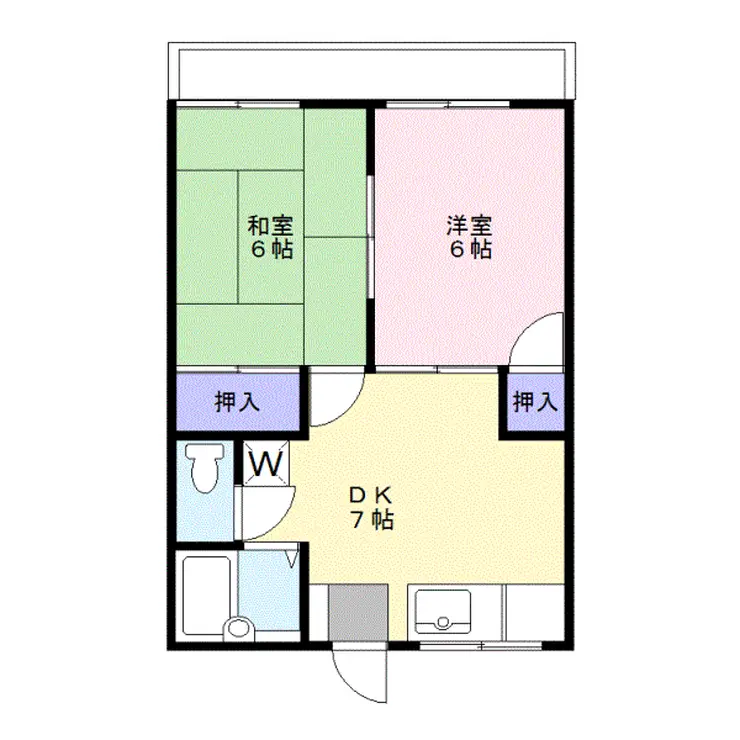 小嶋ハイツ 1階階 間取り