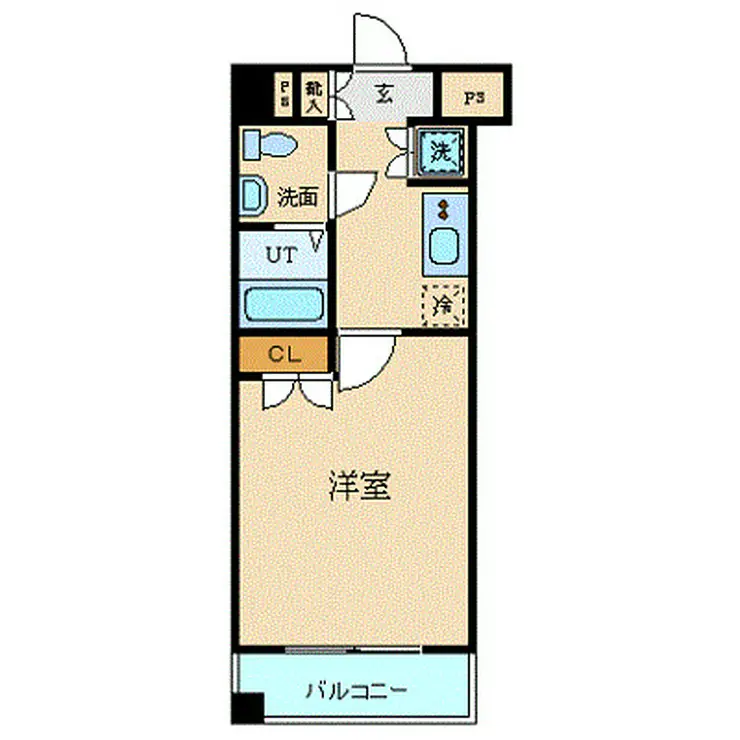 ヴィーダ・スカイコート品川 2階階 間取り