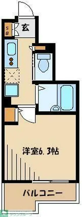 メイクスデザイン板橋本町 5階階 間取り