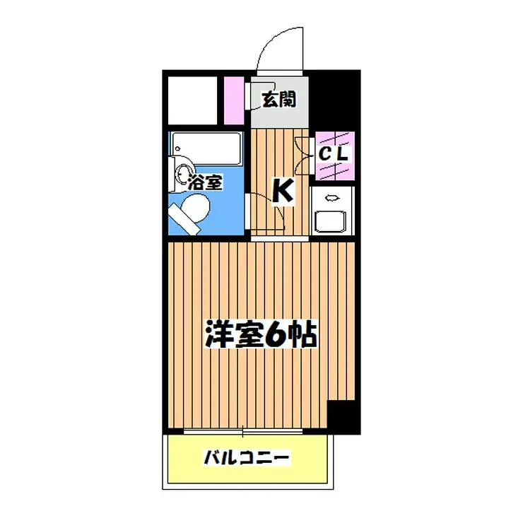 日神パレス八王子 2階階 間取り