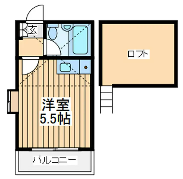恭和コーポ菊名 2階階 間取り
