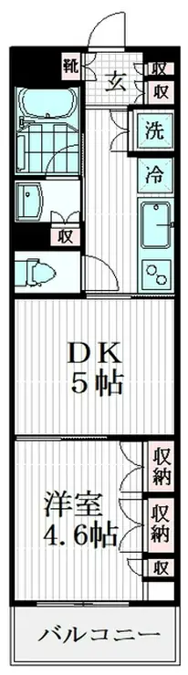 パレステージ西新井みどり公園 1階階 間取り