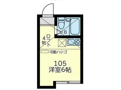 ユナイト南太田ジェラール・ピケ(ワンルーム/1階)の間取り写真